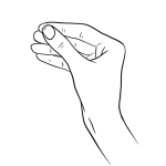 Hand Drawing - Fingertips - Lines