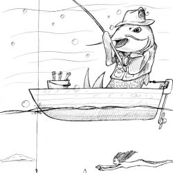 Inktober 2019 Tag 3 Köder