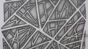 Abstraktes 3D Löcher Muster zeichnen Übung, Video & PDF