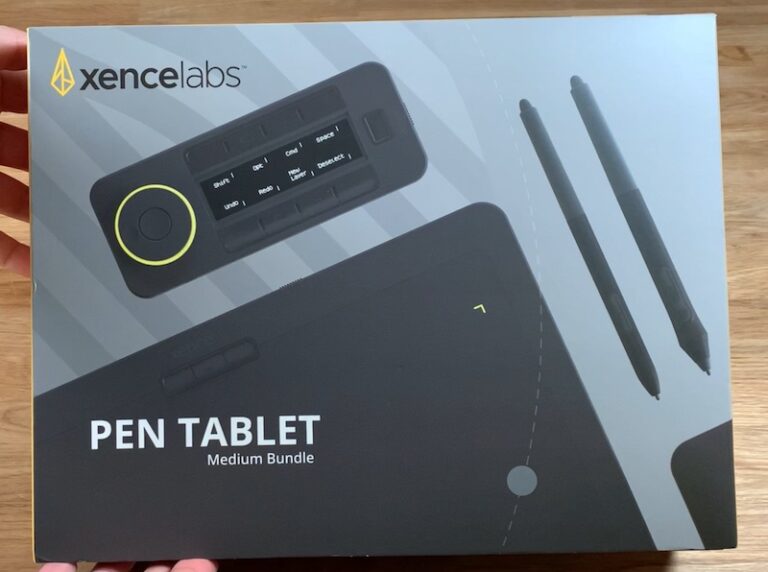 Grafiktablet Test Xencelabs Pen Tablet Medium Bundle mit Quick Keys