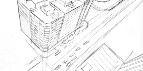 Perspektive Zichnen Stadt