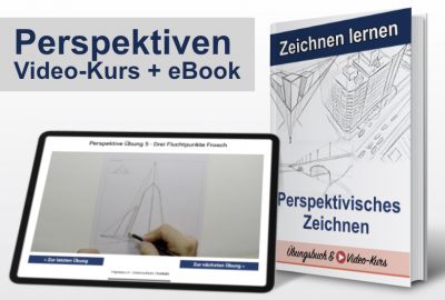 Perspektiven Zeichnen lernen Kurs und eBook