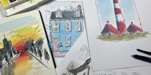 Urban Sketching Online-Kurs Thumb
