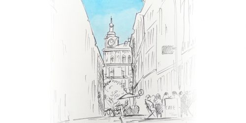 Urban Sketching Praxisübung 7